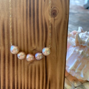 Pearl Necklace, Pink Pearl, Pearl Jewelry