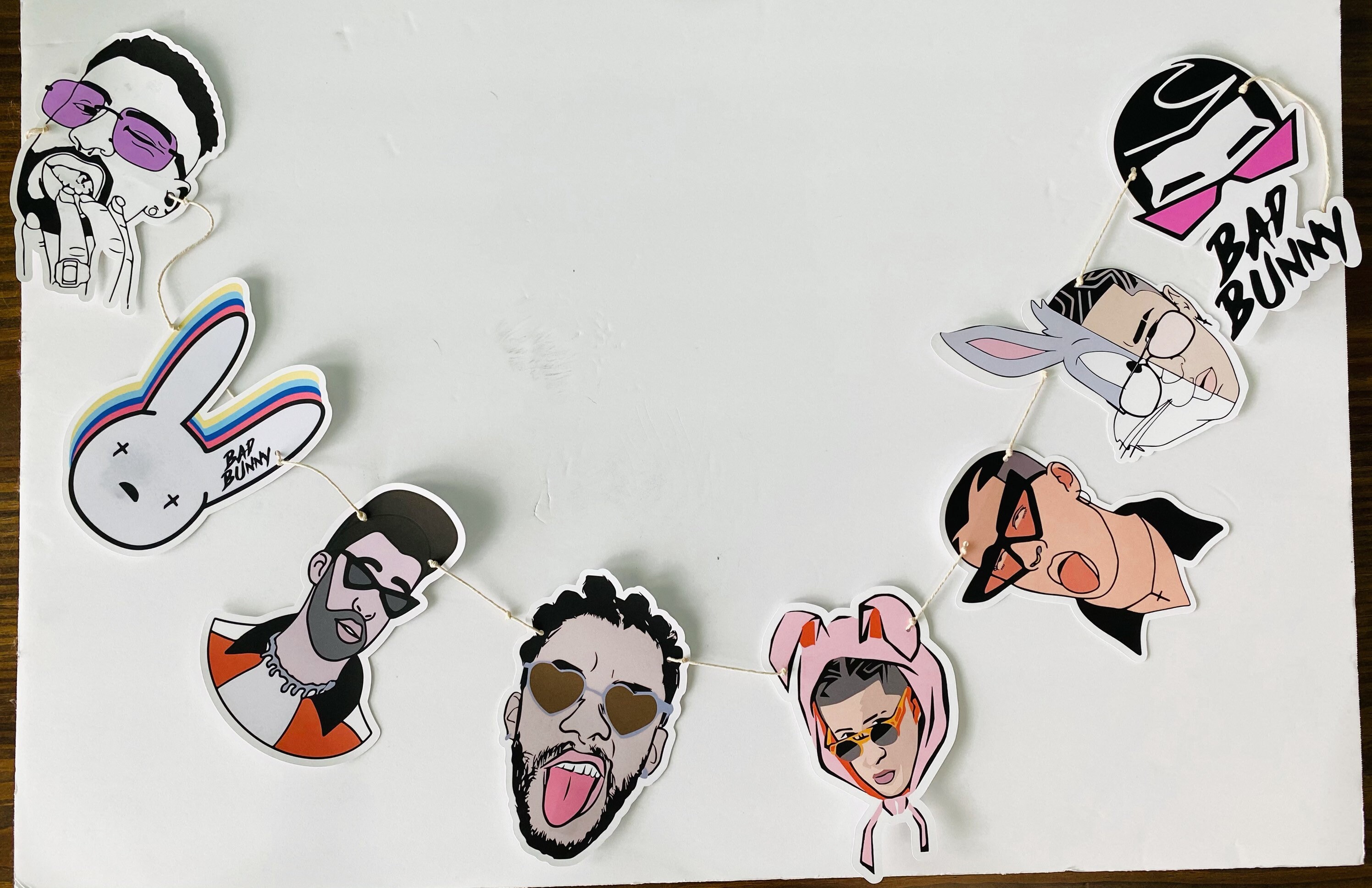 Cliquez ici BAD BUNNY BANNER Etsy