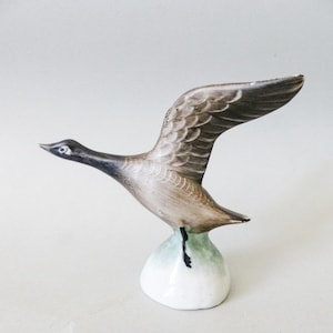 Vintage mallard figurine,Vintage Hungarian porcelain bird  figurine,hand painted FREE SHIPPING WORLDWIDE