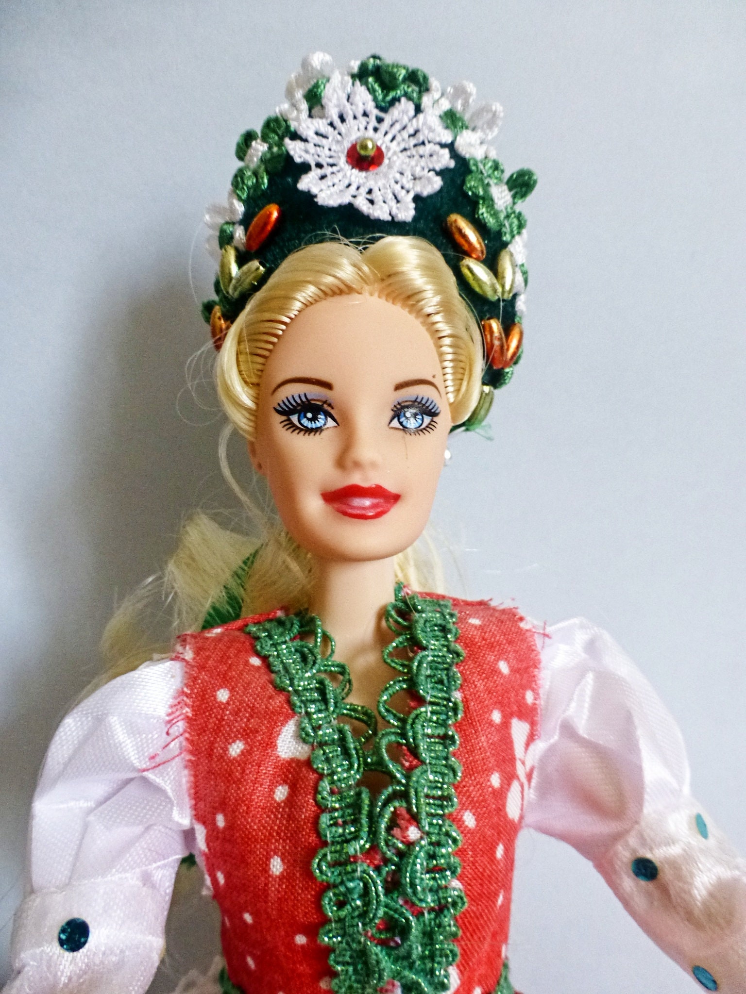 Collcetible Barbie doll in Hungarian traditional cloth dancer | Etsy