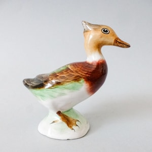 Vintage  duck,mallard figurine,Vintage Hungarian porcelain bird  figurine,hand painted FREE SHIPPING WORLDWIDE