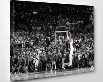Featured image of post Damian Lillard Buzzer Beater Poster Damian lillard may have just hit the most outrageous playoff buzzer beater in nba history sinking one from the damn logo to oust oklahoma city