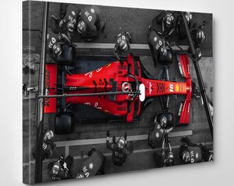 Charles Leclerc F1 Pit Stop Race 5 Piece Canvas Wall Art Poster Print Home Decor Charles Leclerc F1 Pit Stop Race 5 Piece Canvas Wall Art Poster Print Home Decor