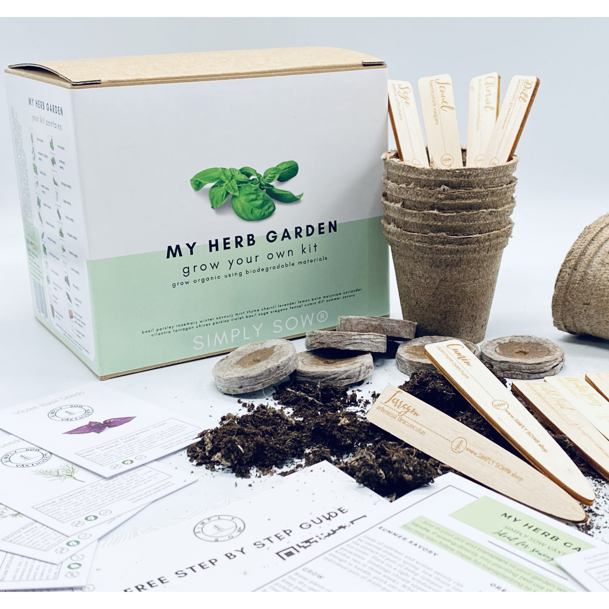 Grow Your Own Herbs Kit Simply Sow My Herb Garden Seeds Gift Etsy