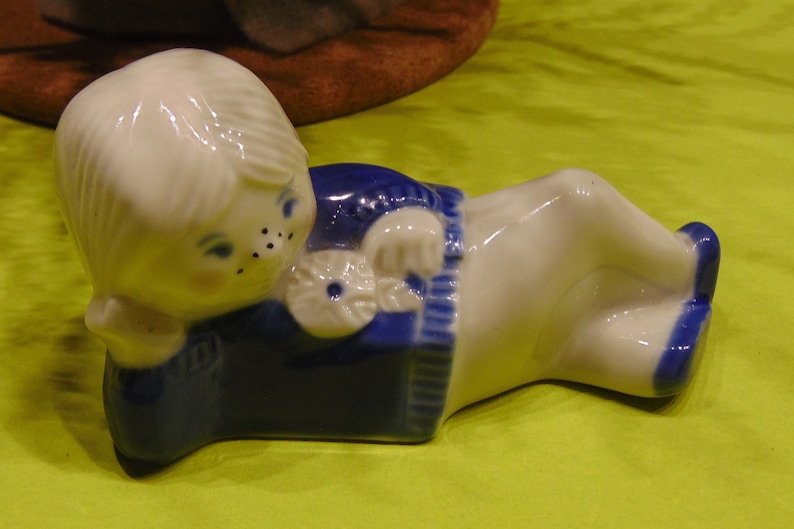 1970 handmade porcelain Wichtel family must not be missing in Norway for Christmas.