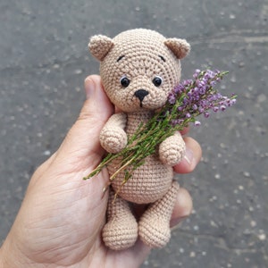 Modèle ours en peluche au crochet Modèles au crochet amigurumi animaux au crochet petits vêtements pour ours en peluche tricoté Tutoriel PDF Häkelanleitung image 8