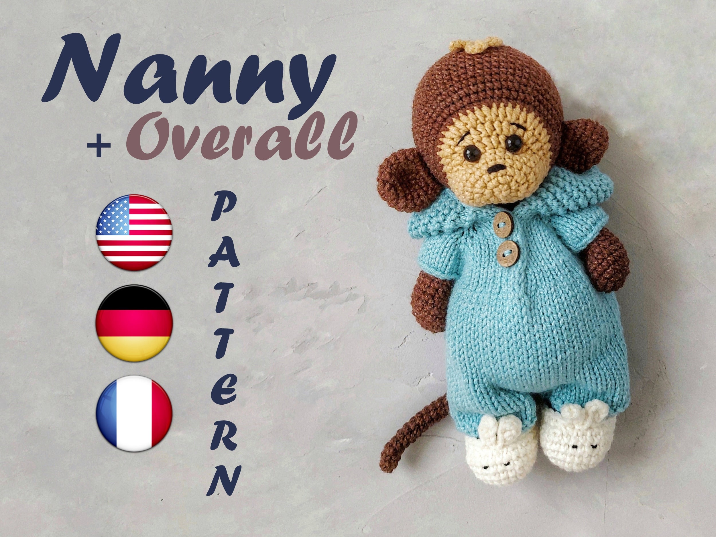 Monkey Pajamas Etsy