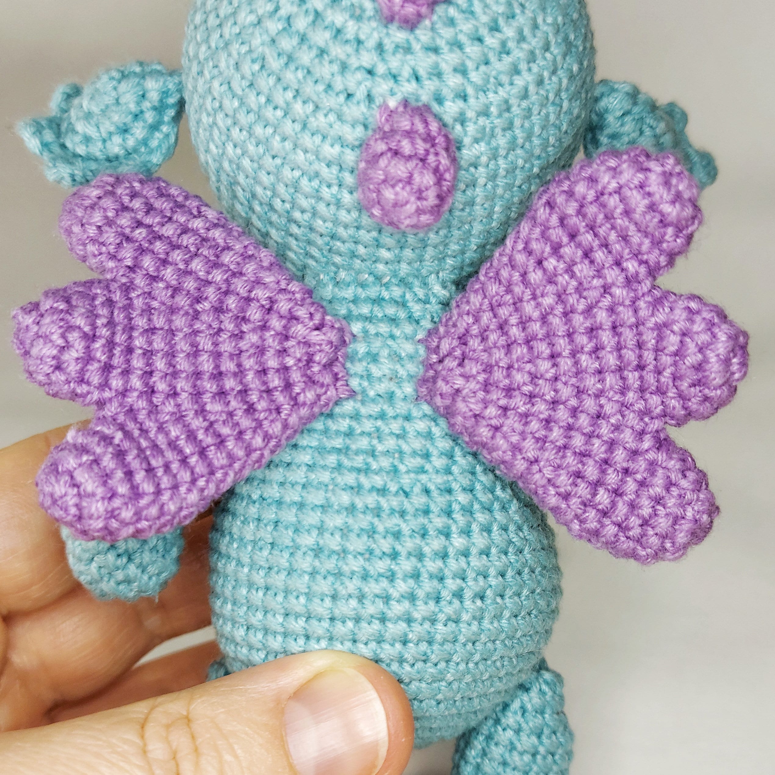 Crochet Dragon Pattern Amigurumi Ujin the Mini Teddy Dragon - Etsy