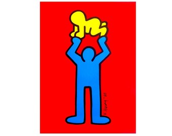 Keith Haring Radiant Baby Etsy Keith Haring Radiant Baby Etsy