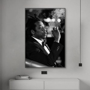 Jay-Z Poster, Music Poster, Canvas Poster, Wall Art, Home Decor, No Frame