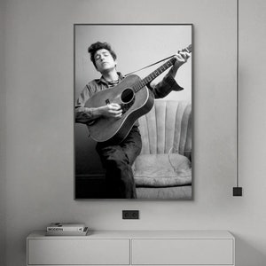 Bob Dylan Poster, Music Poster, Canvas Poster, Wall Art, Home Decor, No Frame