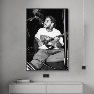 Post Malone Poster, Musik Poster, Leinwand Poster, Wand Kunst, Home Decor, kein Rahmen