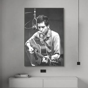 Bob Dylan Poster, Music Poster, Canvas Poster, Wall Art, Home Decor, No Frame