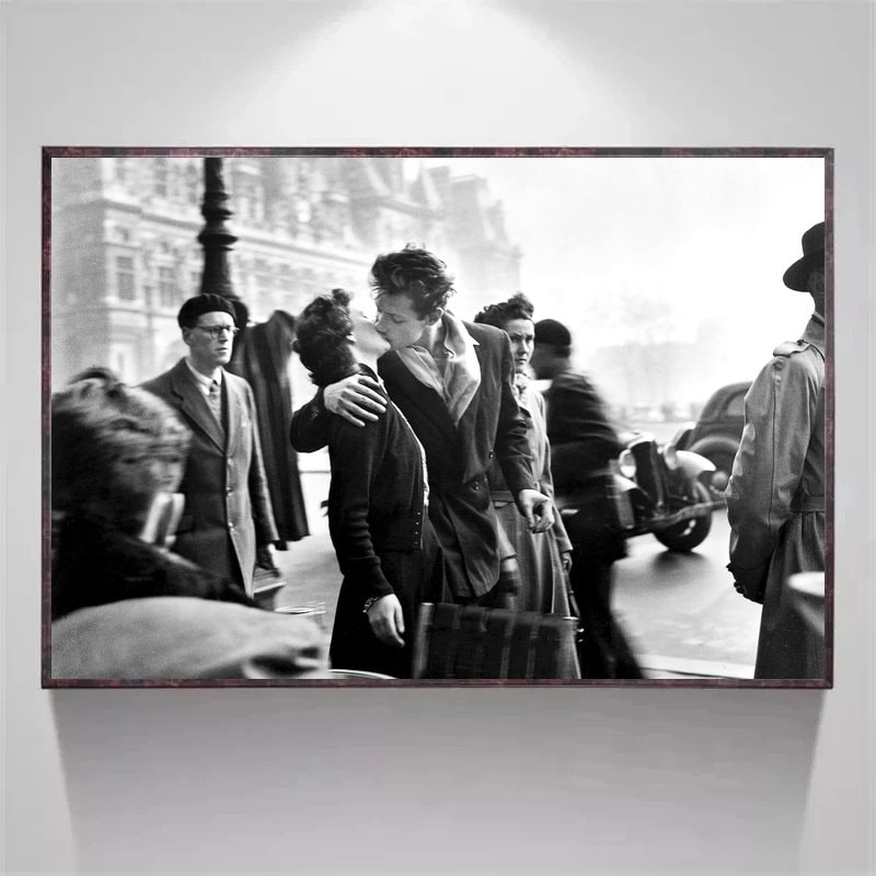 Robert Doisneau the Kiss - Etsy