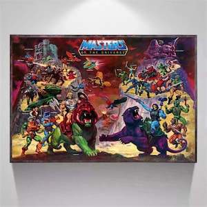 Masters of the Universe poster, filmposter, canvas poster, kunst aan de muur, woondecoratie, geen frame