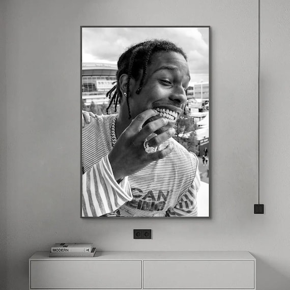 ASAP Rocky Poster, Music Poster, Canvas Poster, Wall Art, Home Decor, No Frame