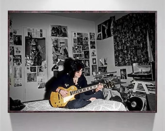 Joan Jett Poster, Music Poster, Canvas Poster, Wall Art, Home Decor, No Frame