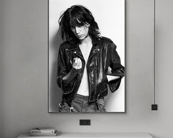 Patti Smith Poster, Music Poster, Canvas Poster, Wall Art, Home Decor, No Frame