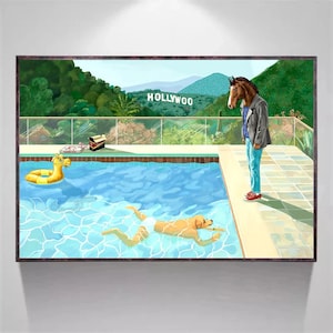 Bojack Horseman Movie Poster, Canvas Poster, Wall Art, Home Decor, No Frame