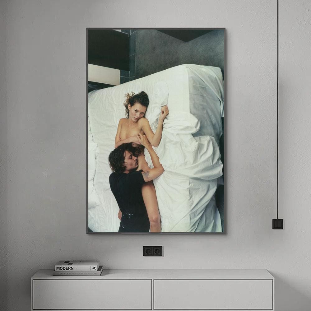 Kate moss johnny depp poster - Etsy 日本
