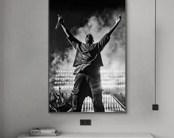 Kanye West Poster, Music Poster, Canvas Poster, Wall Art, Home Decor, No Frame