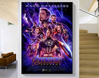 Avengers End Game Classic Movie Large Poster Art Print Gift A0 A1 A2 A3 Maxi