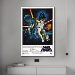 Star Wars-poster, filmposter, canvasposter, kunst aan de muur, woondecoratie, geen lijst