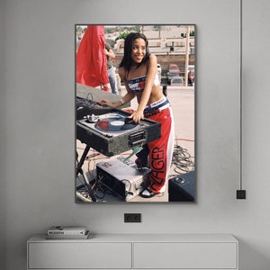 Aaliyah Poster, Musik Poster, Leinwand Poster, Wandkunst, Home Decor, kein Rahmen