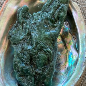 Rare California Nephrite Jade Specimen: Collectors Stone, 357 Grams