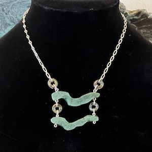 Nephrite jade necklace