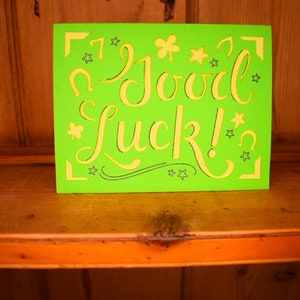 Good Luck Card