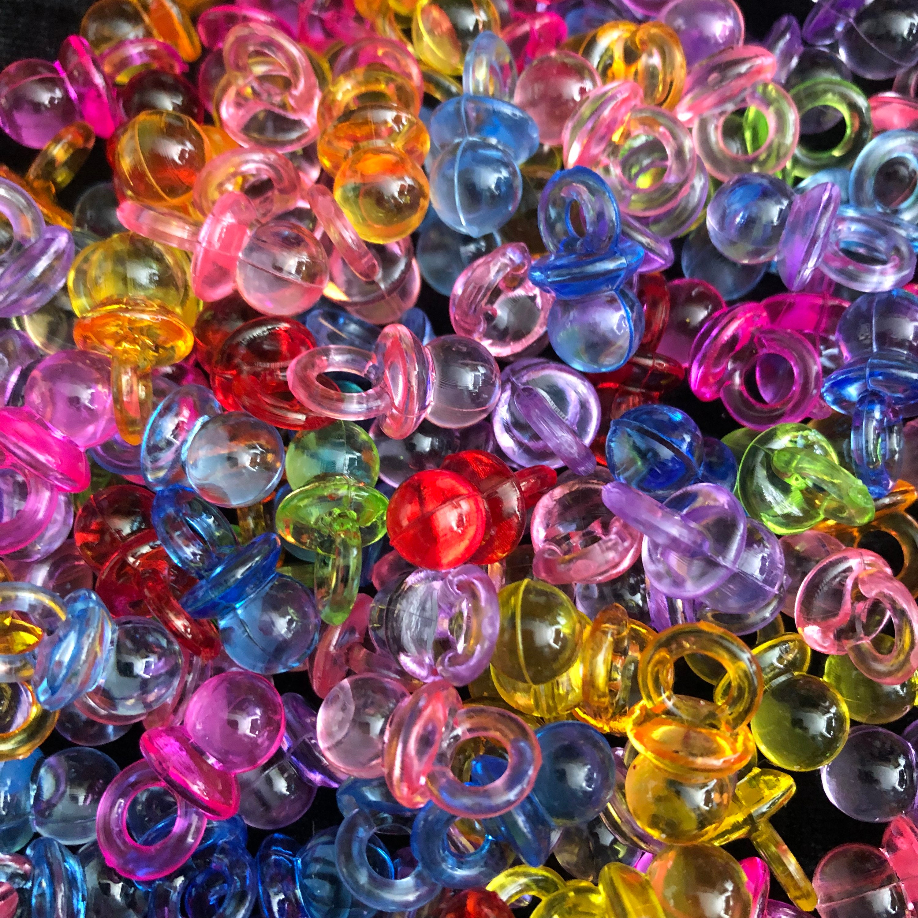 Small 90s Resin Pacifiers Dummies Pack of 25 Etsy