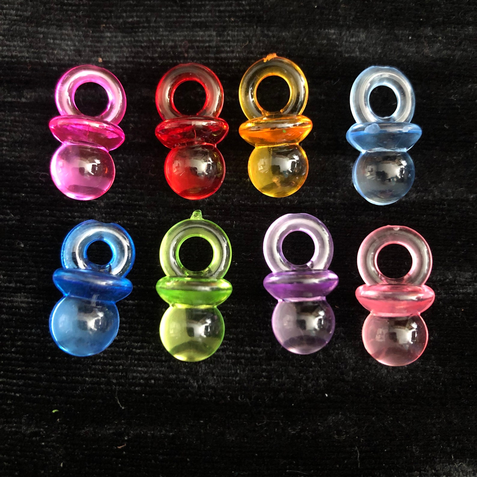 Small 90s Resin Pacifiers Dummies Pack of 25 Etsy