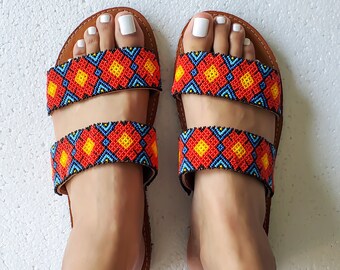 Huichol sandals clearance