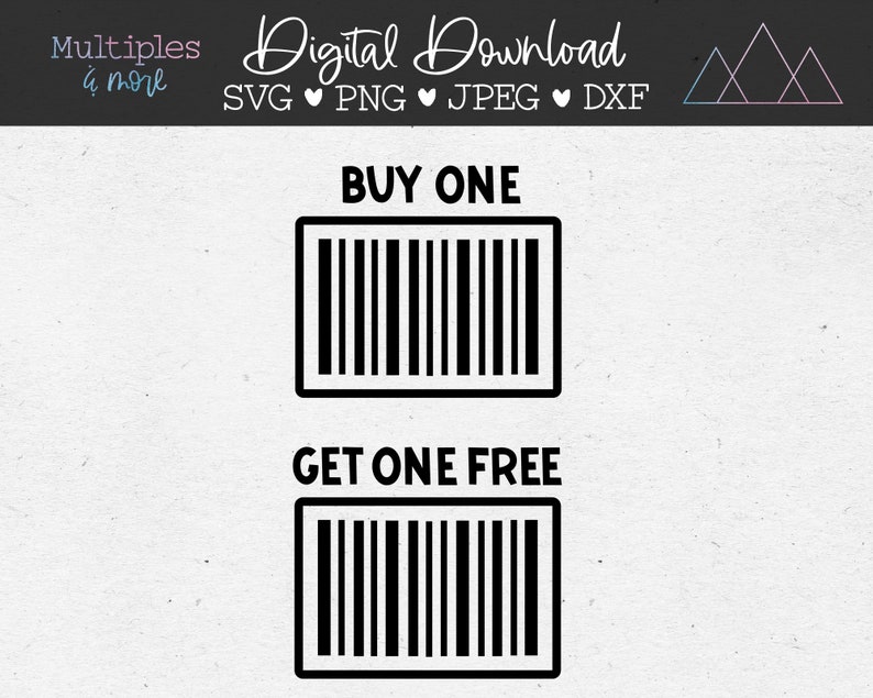 Download Buy One Get One Free Twins SVG Cut File Cricut Silhouette ...