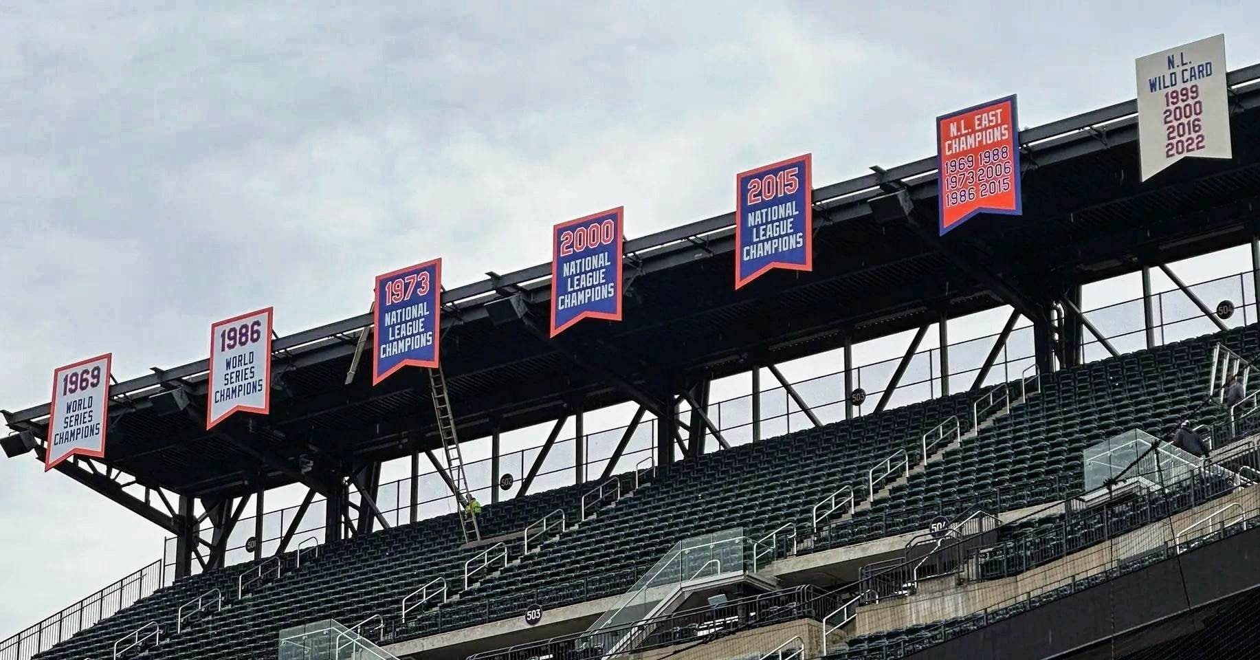 NEW! Mets Championship Banners - Etsy