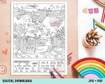 hidden picture pdf etsy