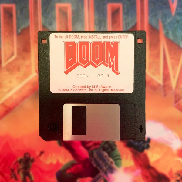 Original DOOM Floppy-Disk Replica