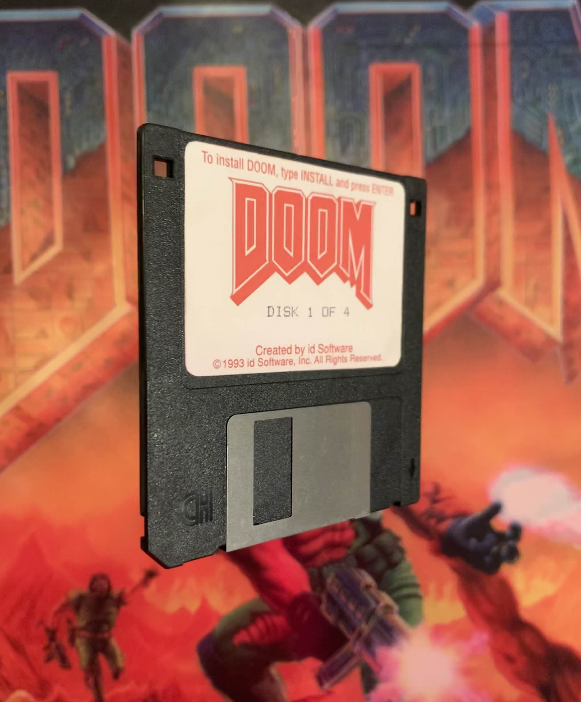 Original DOOM Floppydisk Replica Etsy