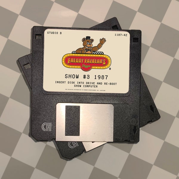 Five Night's At Freddy's - 1987 show floppy disk
