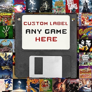 Custom Video Game Floppy Disk  ( Any Game- READ DESCRIPTION)