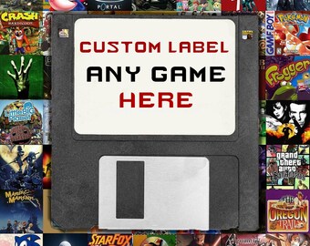 Custom Video Game Floppy Disk  ( Any Game- READ DESCRIPTION)