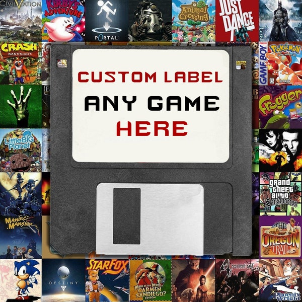 Custom Video Game Floppy Disk  ( Any Game- READ DESCRIPTION)