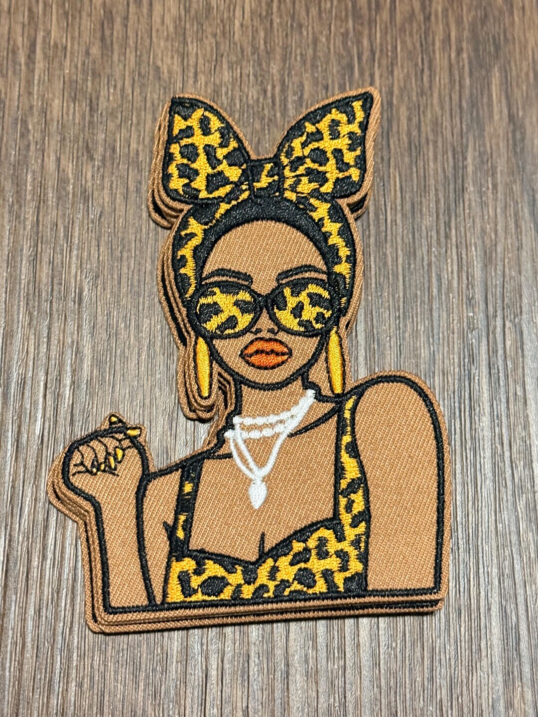 Lady Iron on Patch - Etsy