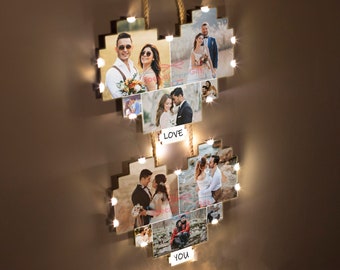 Picture Frames Personalized Photo On Wood HD Wood Prints Wedding Gift For Couple Wood Picture Wood Wall Art Rustic Home Decor Photo Prints