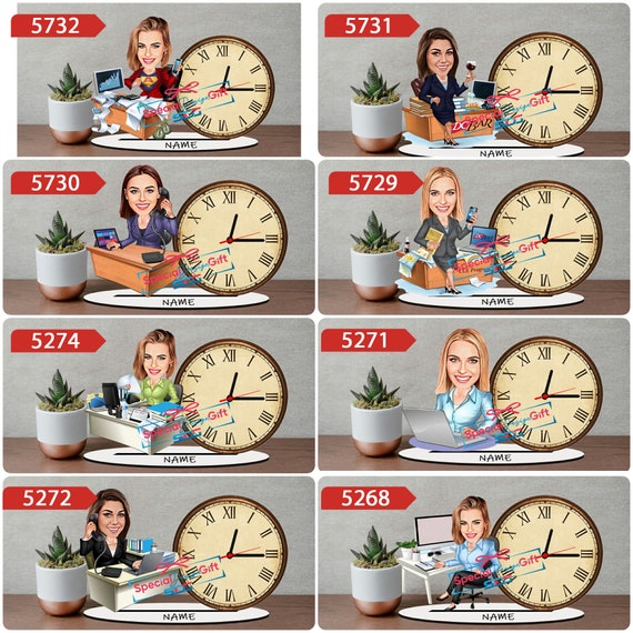 Reloj analógico de mesa y escritorio de madera, funciona con pilas y  silencioso, lindos relojes decorativos para el estante de su dormitorio o  el escritorio de la oficina, reloj de madera 