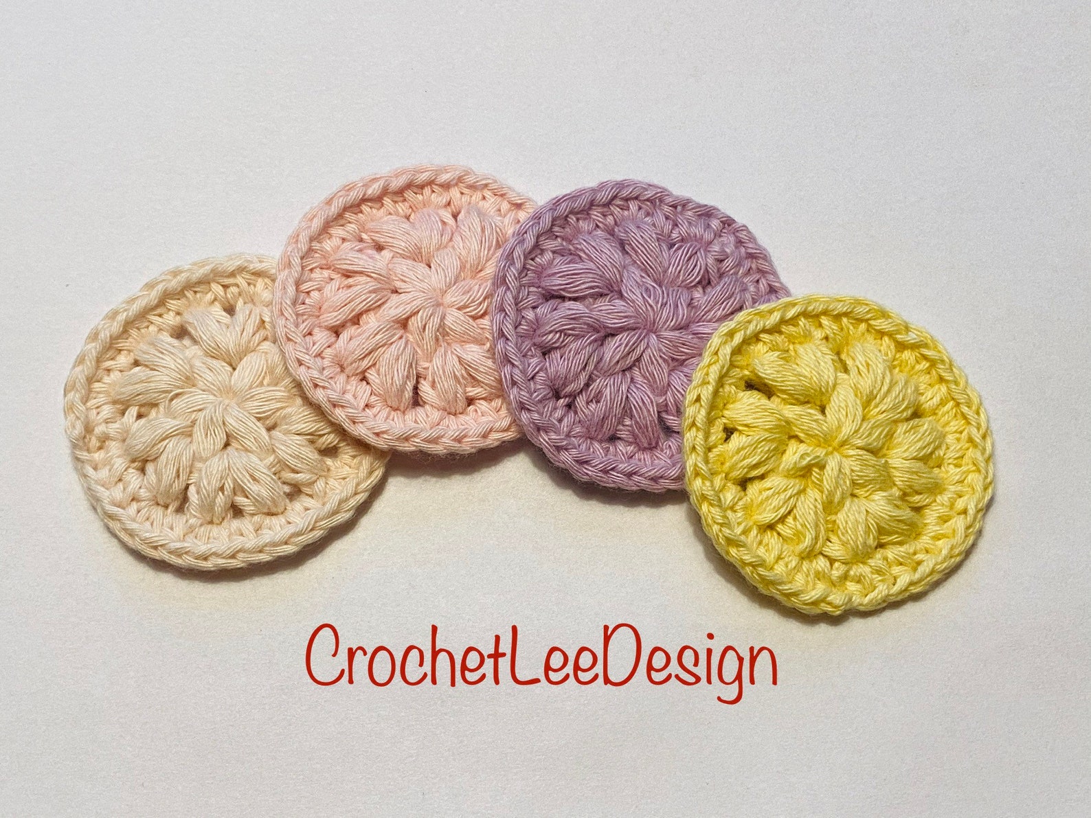 Make-up pads cosmetic pads crocheted from organic cotton | Etsy