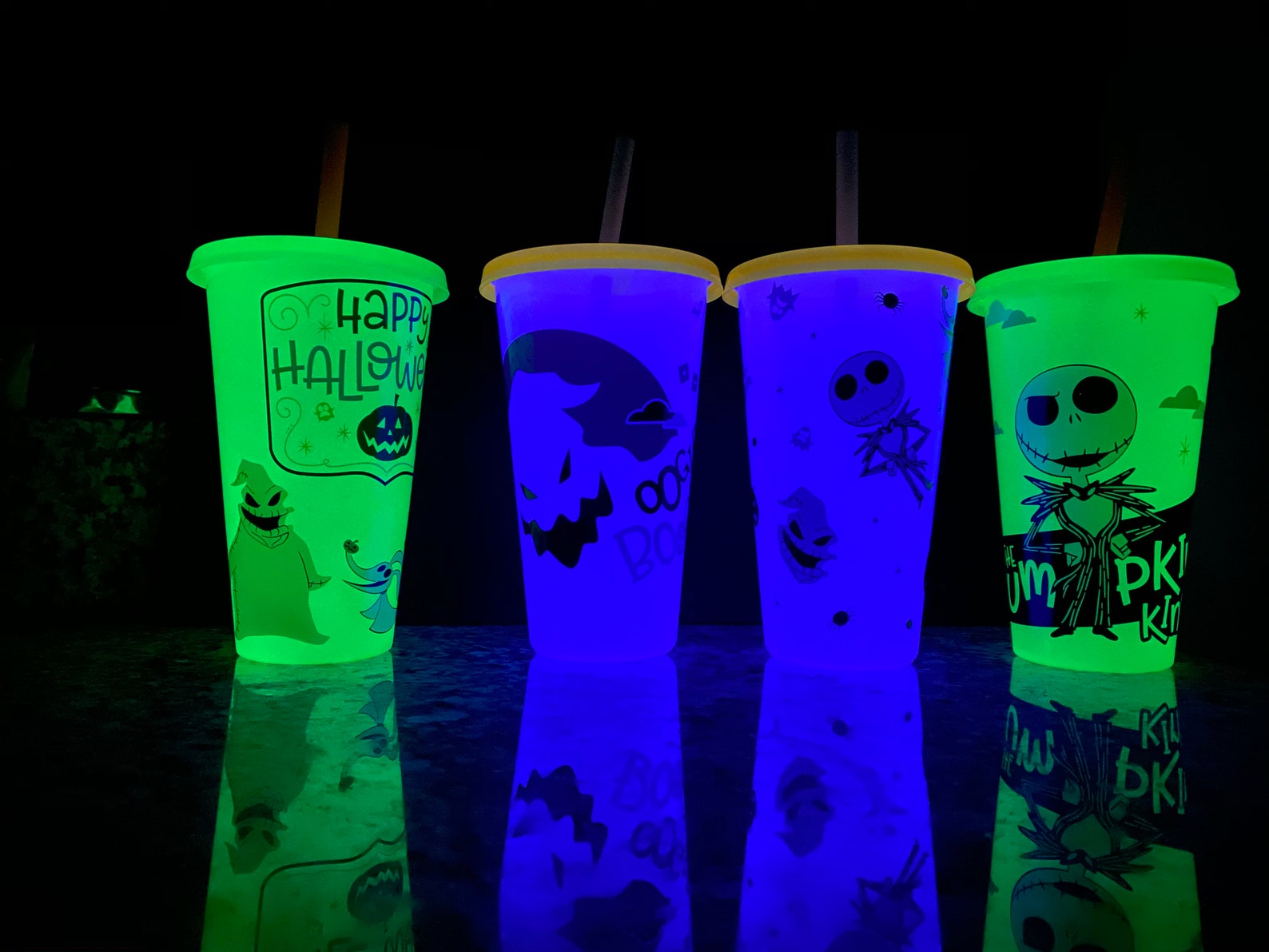 Harry Potter Glow in the Dark Cups Glow in the Dark Cups Etsy