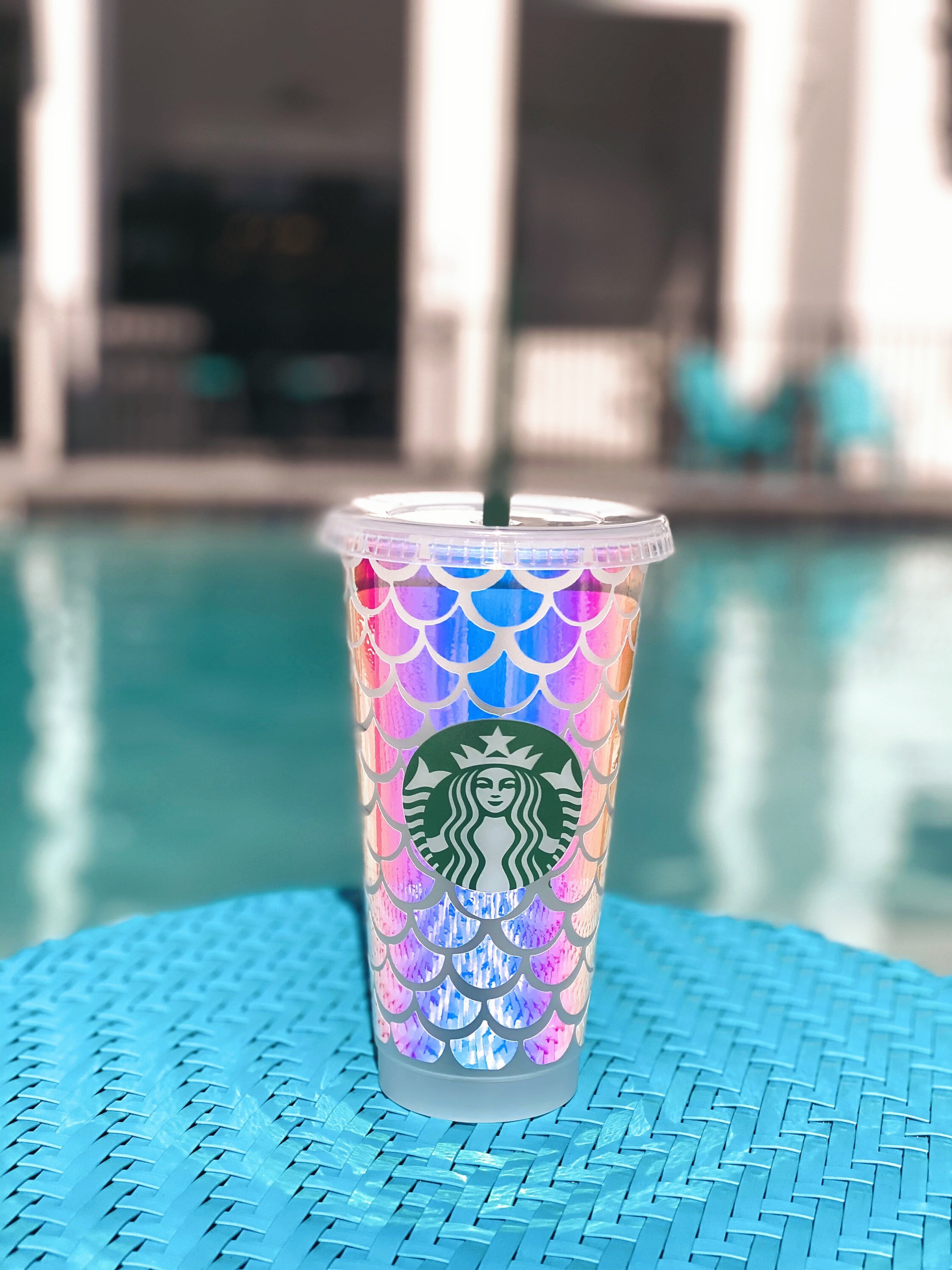 Starbucks Mermaid Customized Tumbler Mermaid Starbucks Cup Etsy