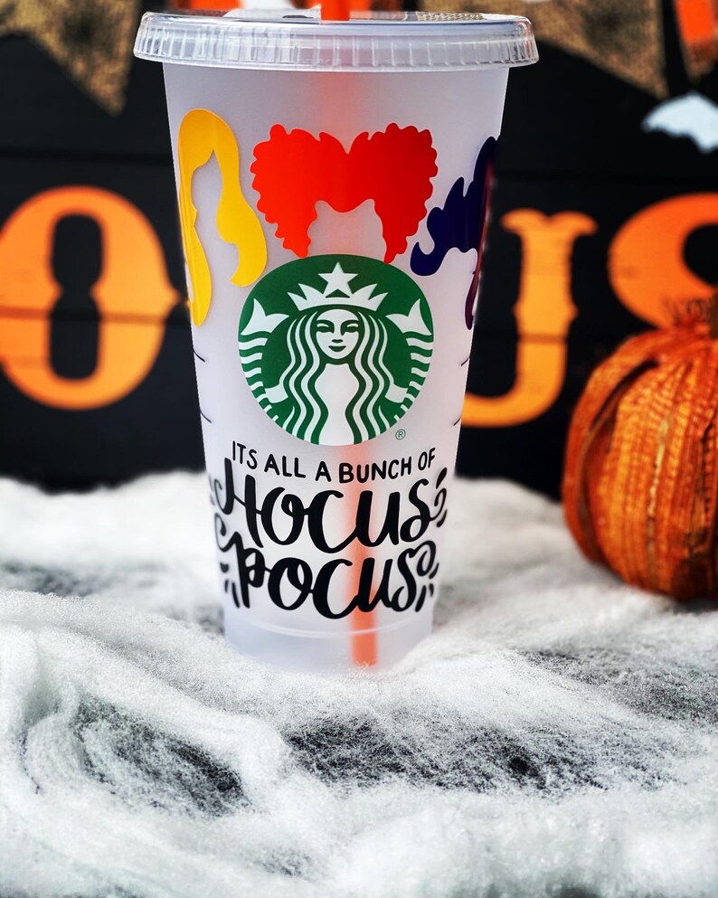 Hocus Pocus Cup Halloween Color Changing Cup Starbucks Etsy